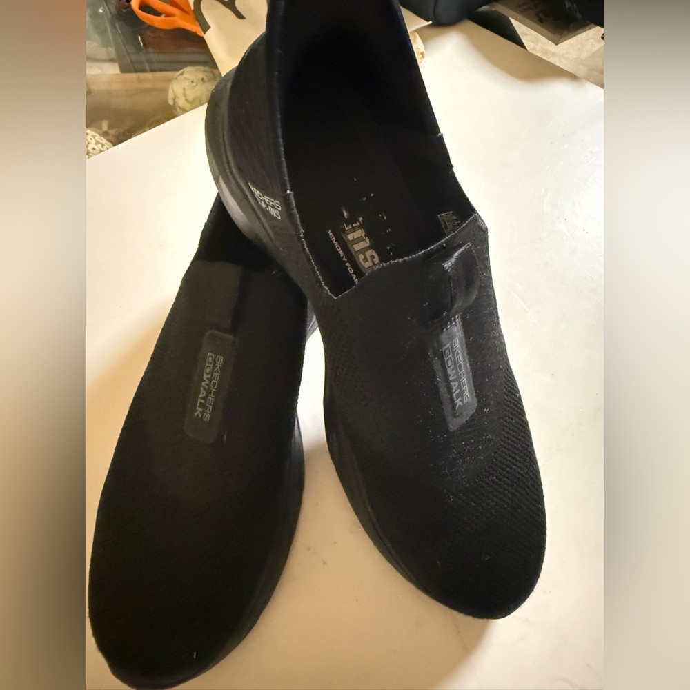 Skechers Men's Go Walk Size 9 Black Slip On #216641